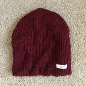 Neff Burgundy Beanie Hat